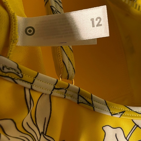 Target | One Piece Bathers | Yellow Tropical | Size 12 | NWT - Picture 12 of 15